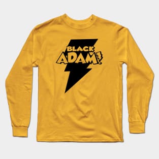 BLACK ADAM - 1 Color BLACK Long Sleeve T-Shirt